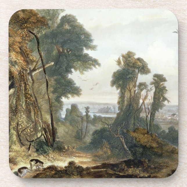 New Harmony on the Wabash, plate 2 from Volume 2 o Coaster (Front)