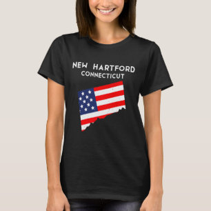 New Hartford Connecticut Usa State America Travel T-Shirt