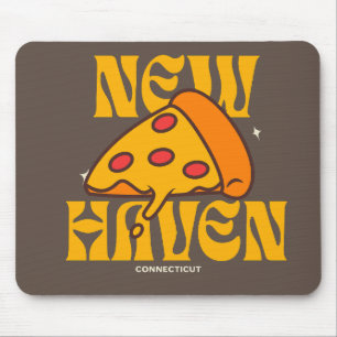 New Haven Apizza CT Connecticut Pizza Mouse Mat