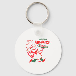 New Haven Azza Funny Connecticut Zza Retro Men's W Key Ring