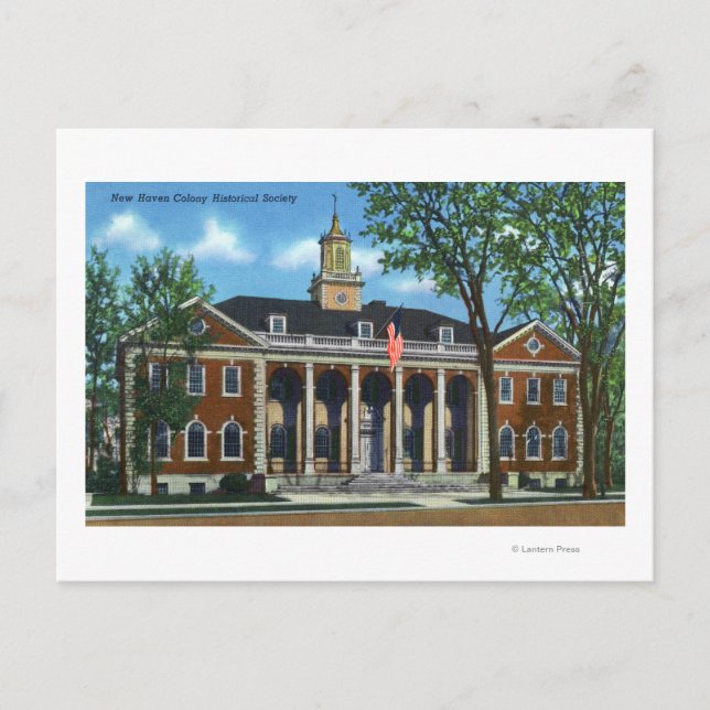 New Haven Colony Historical Society Postcard (Front)
