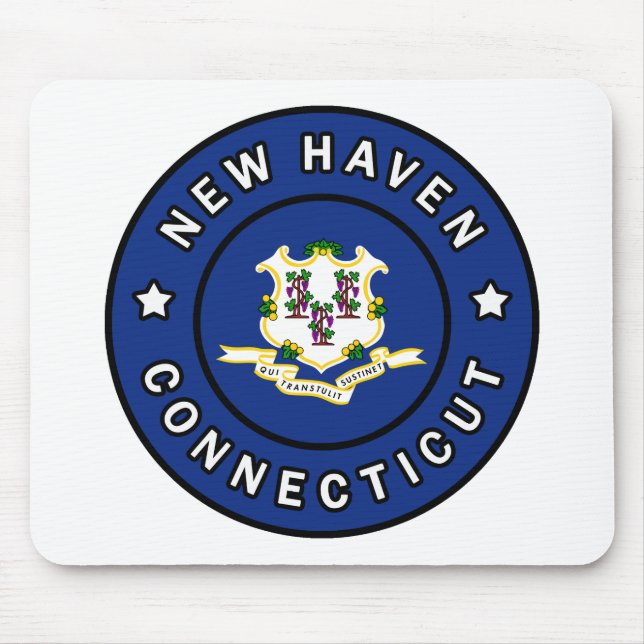 New Haven Connecticut Mouse Mat (Front)