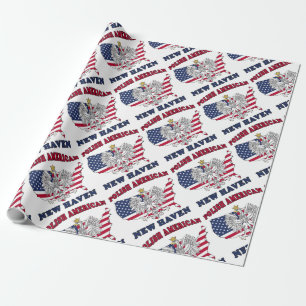New Haven Connecticut Polish Wrapping Paper