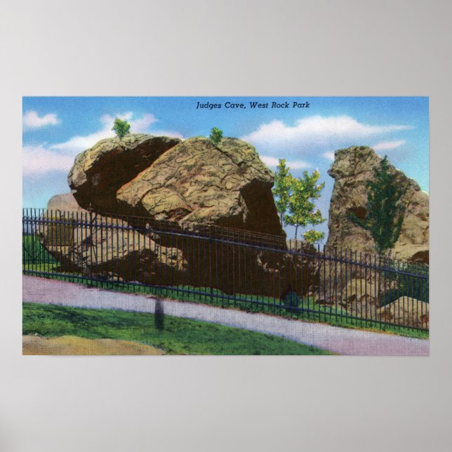 New Haven, CTWest Rock Park View of Judges Poster (Front)