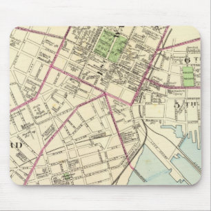 New Haven Map Mouse Mat