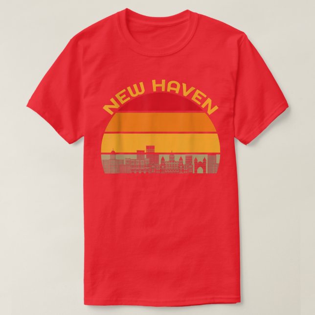 New Haven Pizza Capital Of The World Connecticut A T-Shirt (Design Front)