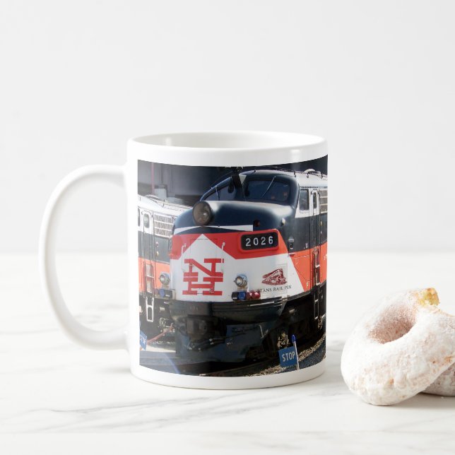 New Haven Railroad  ( C- DOT ) FL 9M 2026  Coffee Mug (With Donut)