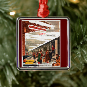 New Haven Railroad Christmas 1947 Ornament