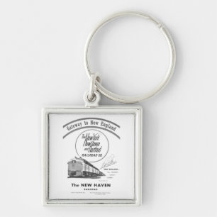 New Haven Railroad-Gateway to New England 1950 Key Ring