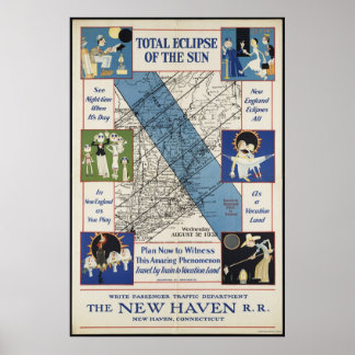 New Haven Vintage Travel Poster Ad Retro Prints