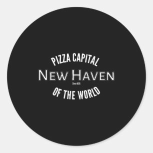 New Haven Zza Catal Of The World Connecticut  Classic Round Sticker
