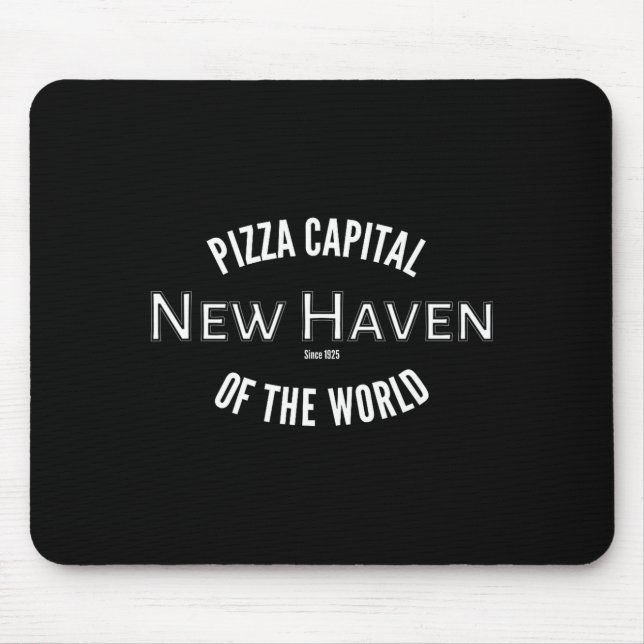 New Haven Zza Catal Of The World Connecticut  Mouse Mat (Front)