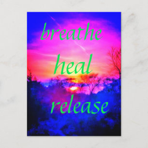 NEW HEAL BRIGHT POSTCARD