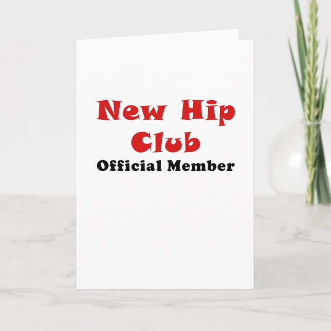 New Hip Club Official Member Card (Front)