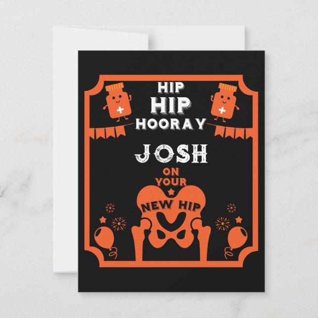 New Hip Get Well Card (Front)