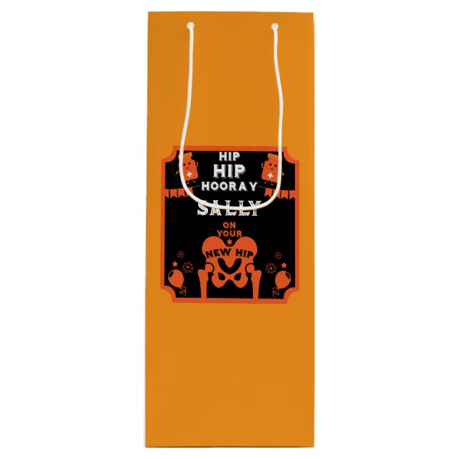 New Hip Get Well Wine Gift Bag (Front)