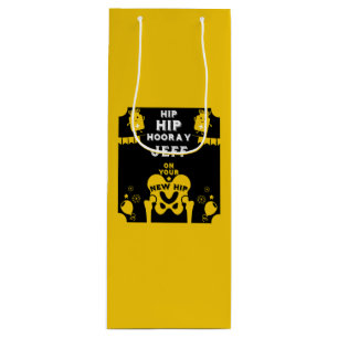 New Hip Replacement Get Well Wine Gift Bag