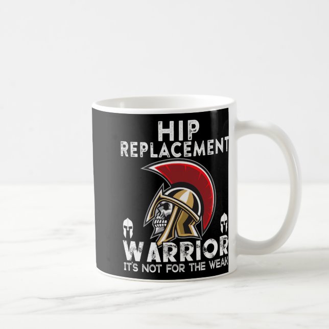 New Hip Replacement Men Women Warrior Awareness Gi Coffee Mug (Right)