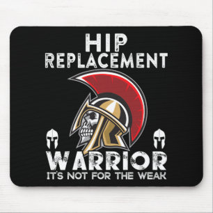 New Hip Replacement Men Women Warrior Awareness Gi Mouse Mat