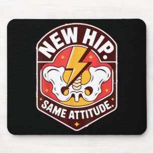 New hip surgery recovery unwavering spirit  mouse mat