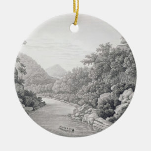 New Holland: View of the Waragamba River in the Bl Ceramic Tree Decoration