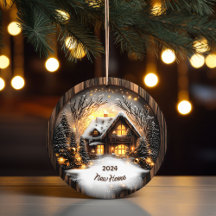 New Home Acrylic Ornament Christmas Gift