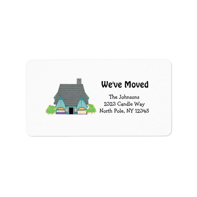 New Home Address Label (Front)