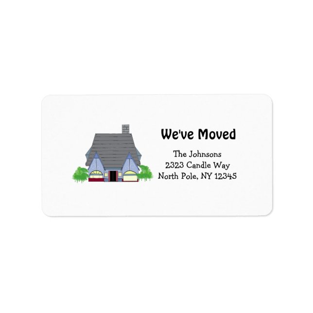 New Home Address Label (Front)