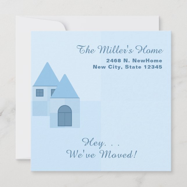 New Home Announcement & Housewarming Party Invite (Front)