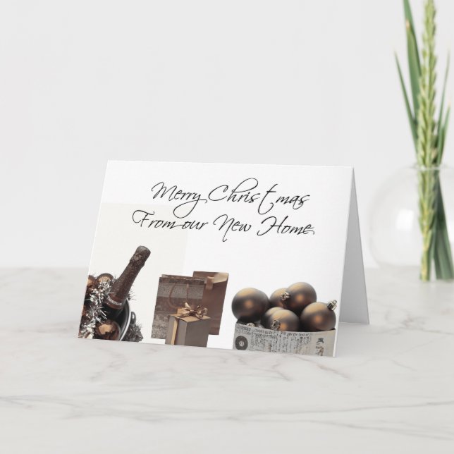 New Home announcement Merry Christmas (Front)