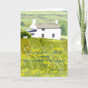 New home Bible verse Card