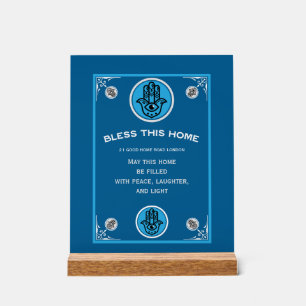 New Home Blessing Acrylic Sign