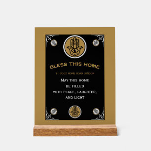New Home Blessing Acrylic Sign