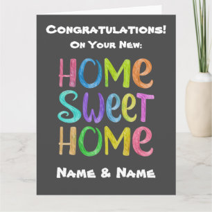 New Home Card