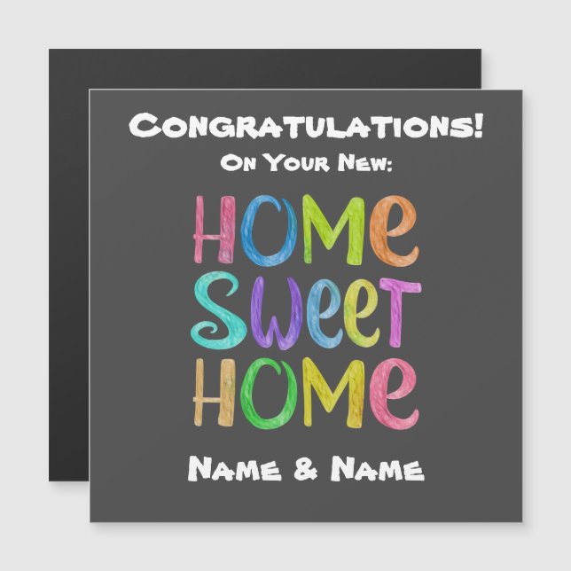 New Home Card (Front/Back)