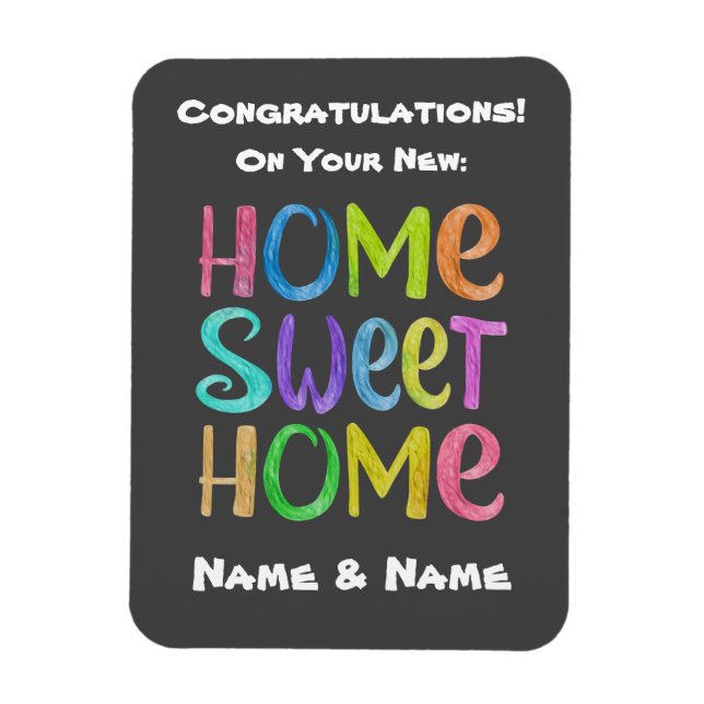 New Home Card Magnet (Vertical)