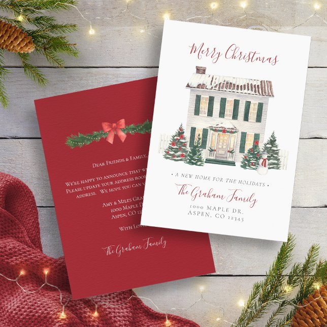 New Home Christmas Card (New Home Christmas Card
)