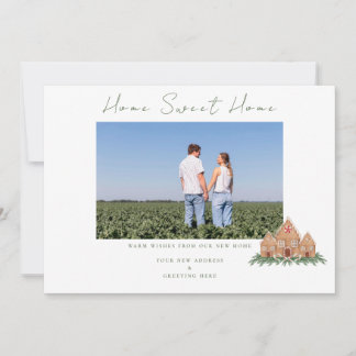 New Home Christmas Card Minimalist