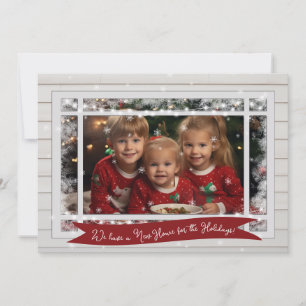 New Home Christmas Holiday Moving Cards