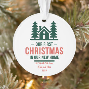 New Home Christmas Ornament 2024, Personalised