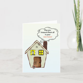 new home, congratulation! thank you card