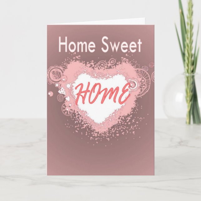 New Home congratulations card (Front)