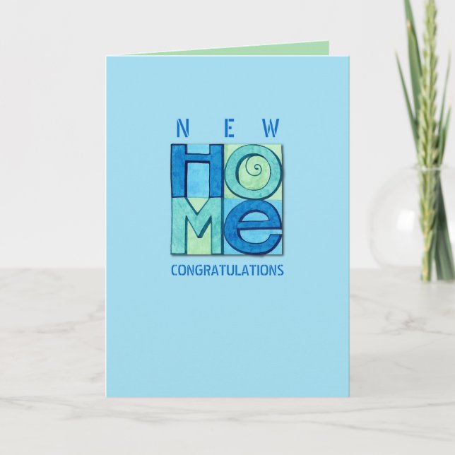 New Home Congratulations Card (Front)
