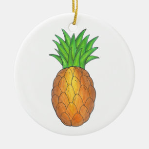 New Home Congratulations Housewarming Pineapple Ceramic Tree Decoration