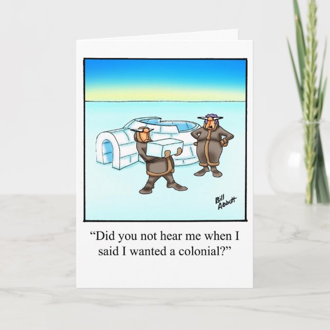 New Home Congratulatios Humour Card (Front)