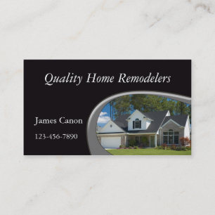 New Home Construction Business Card