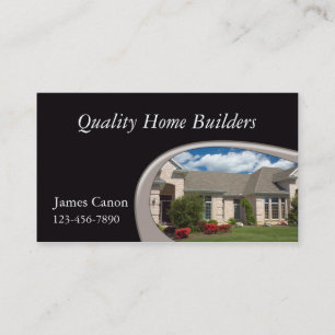 New Home Construction Business Card