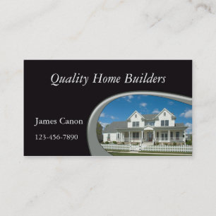 New Home Construction Business Card