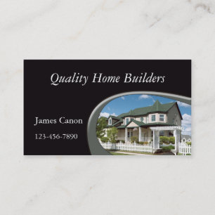 New Home Construction Business Card