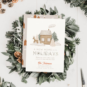 New Home Cosy Winterscape Christmas Holiday Card